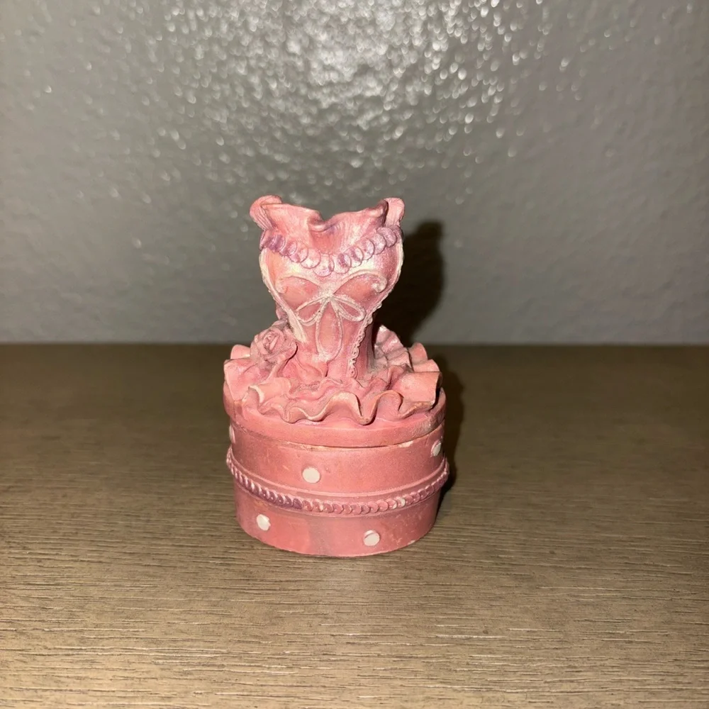 Beautiful Corset Trinket Box Pink Girly Coquette Girly Girlhood